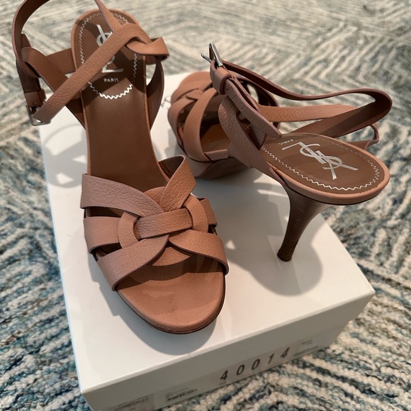 Yves Saint Laurent Shoes - YSL Saint Laurent Tribute Sandals 95